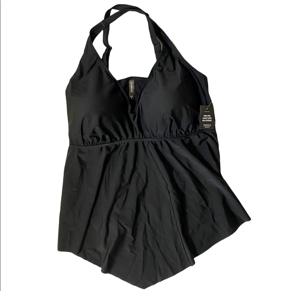 NWT Torrid V neck wireless tankini top 3x